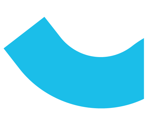 Blue Curve Shape